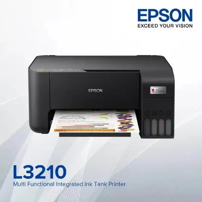 Picture of Epson EcoTank L3210 (A4) Multifunction InkTank Printer Black