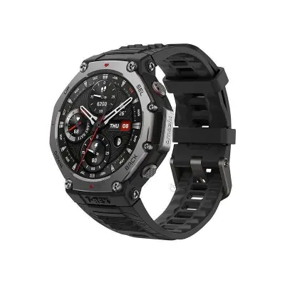 Picture of Amazfit T-Rex 3 Smart Watch With ChatGPT Rugged/Military 48mm 6 Satellite Systems Dual Band Black