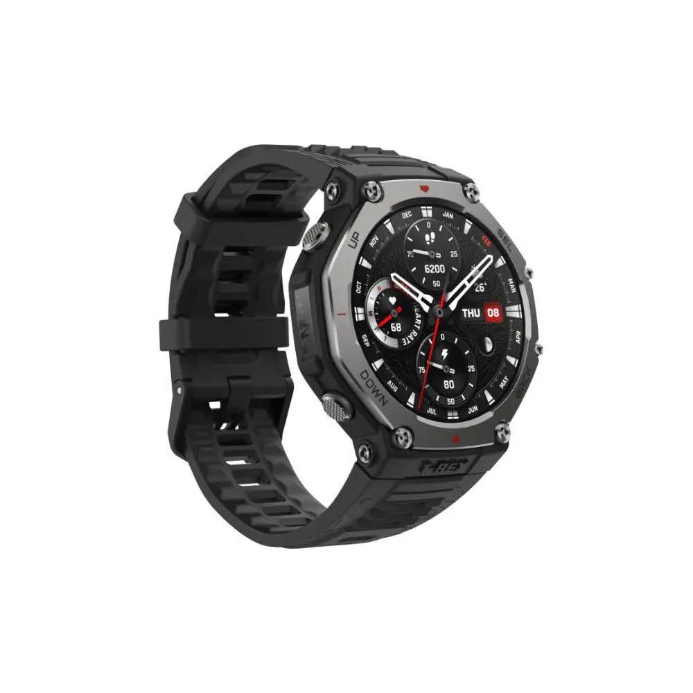 Picture of Amazfit T-Rex 3 Smart Watch With ChatGPT Rugged/Military 48mm 6 Satellite Systems Dual Band Black