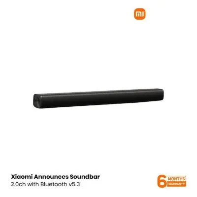 Picture of Xiaomi 2.0ch Soundbar 15W with Bluetooth v5.3 Black