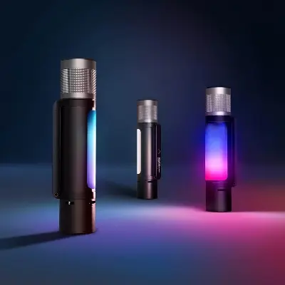 Picture of NexTool Outdoor 12 in 1 Thunder Music Flashlight 900lms -NE20161 Black