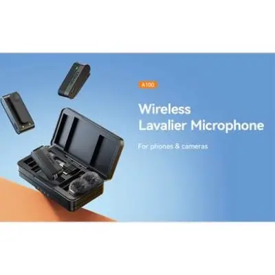 Picture of Ulanzi A100 Wireless Lavalier Microphone Black