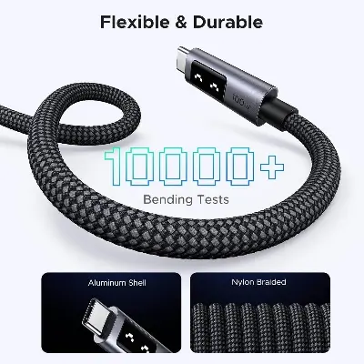 Picture of UGREEN 100W USB-C to USB-C PD Fast Charging Cable Grey