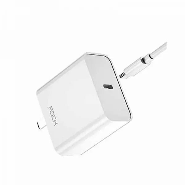 Picture of ROCK GaN 65W PD Type-C Super Fast Charger White