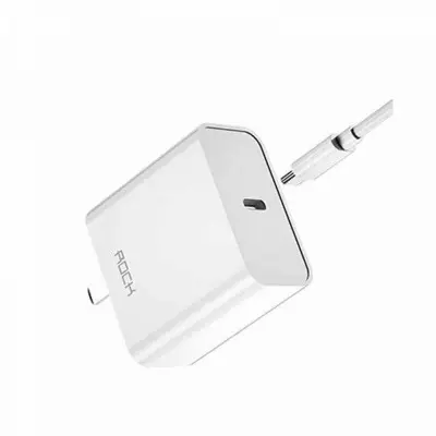 Picture of ROCK GaN 65W PD Type-C Super Fast Charger White