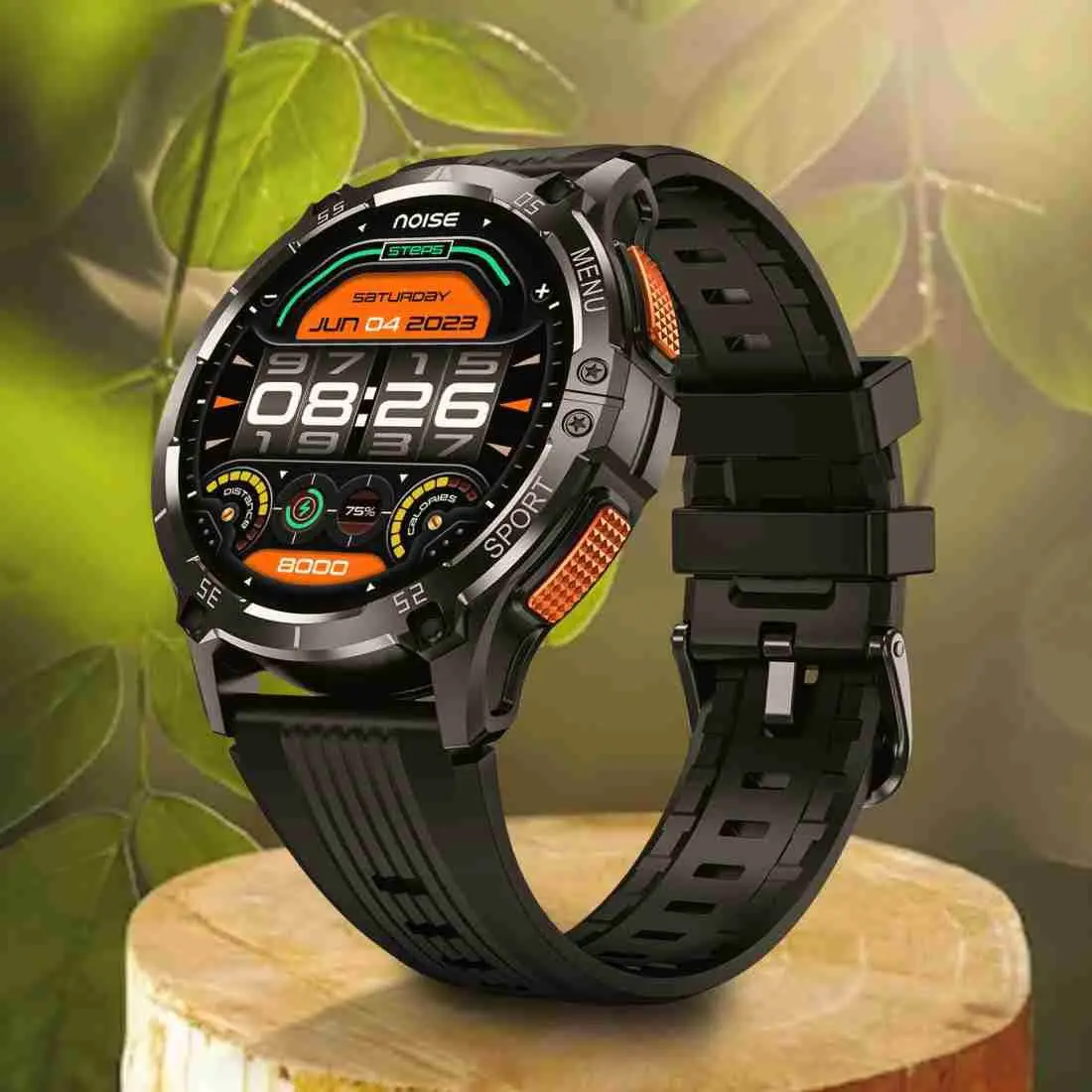 Picture of NoiseFit Force Plus Smartwatch  1.46  AMOLED, BT Calling, Metallic Build 