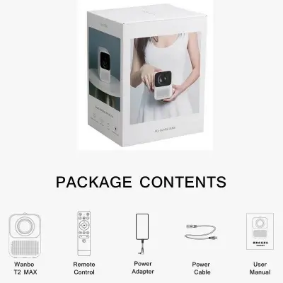 Picture of Xiaomi LED Projector Wanbo T2 MAX White