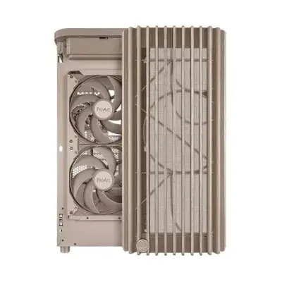 Picture of ASUS ProArt PA401 Mid Tower ATX Gaming Casing - Wood Edition Beige Beige
