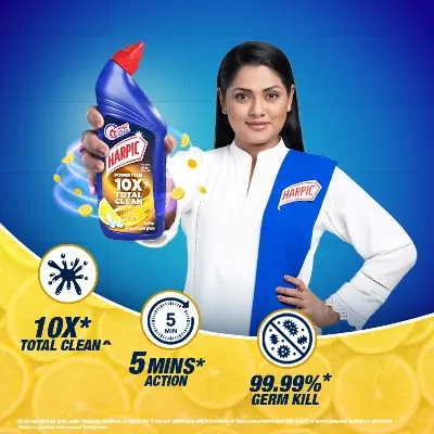 Picture of Harpic Toilet Cleaning Liquid Lemon 750ml