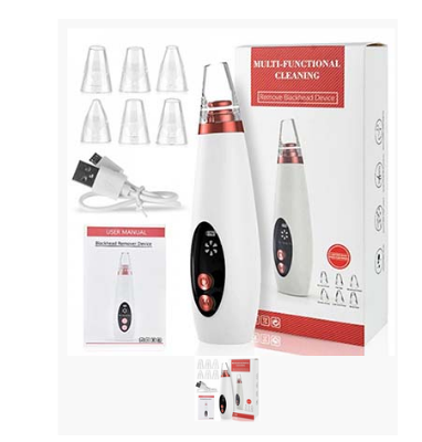 Picture of Multifunctional Cleaning Instrument, Electric Blackhead Remover Machine Vacuum Acne Cleaner Pore Remove Facial Skin Cleanser Care Multifunctional Cleaning Instrument, Blackhead Remover Multifunctional Cleaning Instrument - Multicolor
