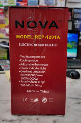 Picture of NOVA NH-1201A, Electric Fan Room Heater 2000W - White