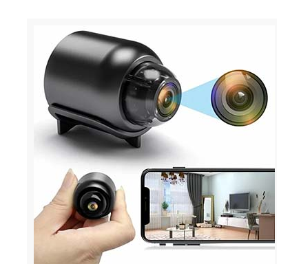 Picture of Rechargeable Mini Camera Wireless WiFi 1080P CCTV Indoor Outdoor MINI IP Camera Security Remote Control Surveillance Night Mobile Camera - Black