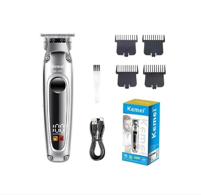 Picture of Kemei KM 2261, Electric Hair Clipper USB Rechargeable Cordless Beard Trimmer - Multicolor