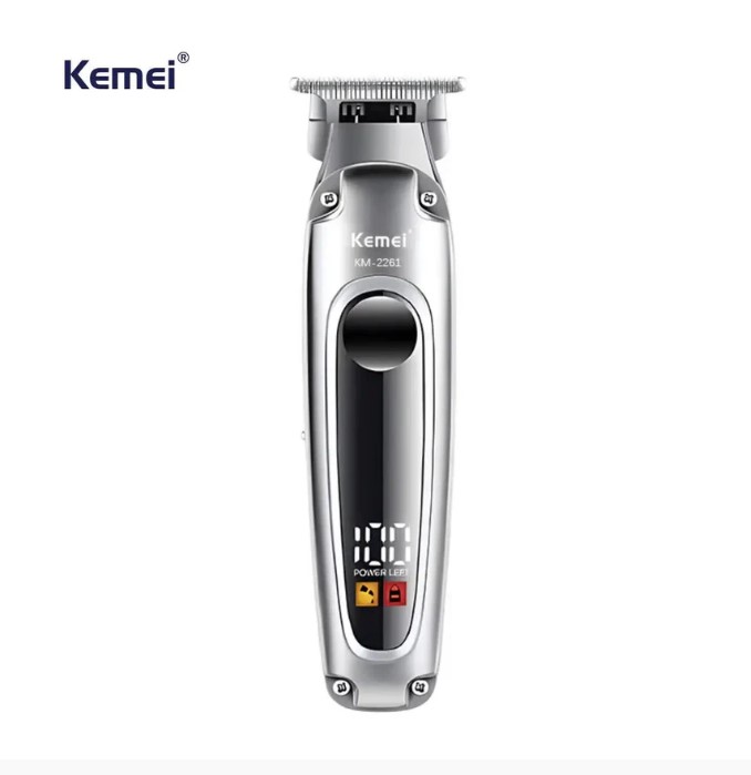 Picture of Kemei KM 2261, Electric Hair Clipper USB Rechargeable Cordless Beard Trimmer - Multicolor