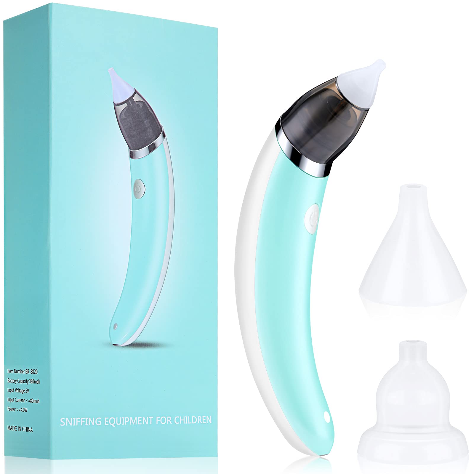 Picture of Baby Nasal Aspirator Electric Nose Cleaner Sniffing Equipment for Children - Multicolor