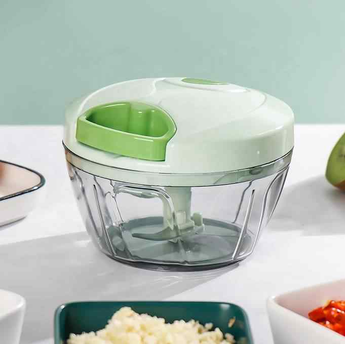 Picture of Vegetable Cutter Speedy Chopper Easy Manual Spin Cutter - Multicolor