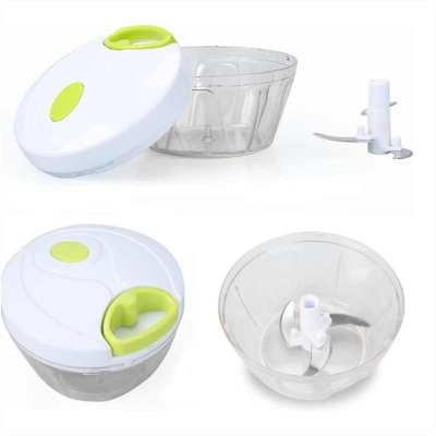 Picture of Vegetable Cutter Speedy Chopper Easy Manual Spin Cutter - Multicolor