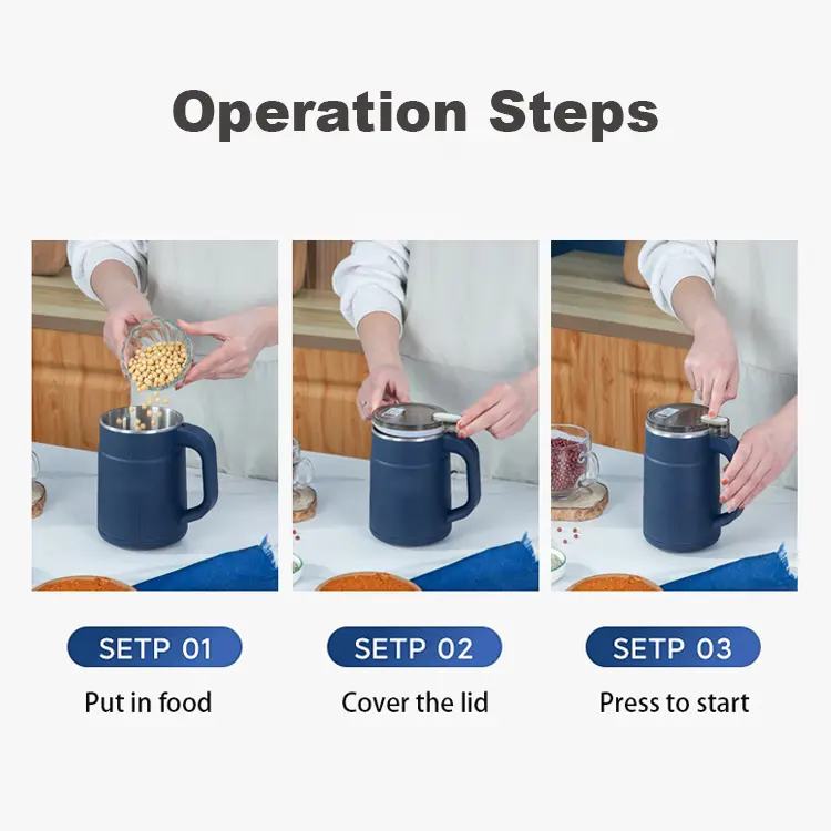 Picture of Household Multifunctional Coffee Grinder, Spice Grinder, Grinding Fine Powder for All Kinds of Grains, Beans 200w - Multicolor