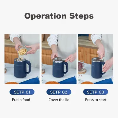 Picture of Household Multifunctional Coffee Grinder, Spice Grinder, Grinding Fine Powder for All Kinds of Grains, Beans 200w - Multicolor