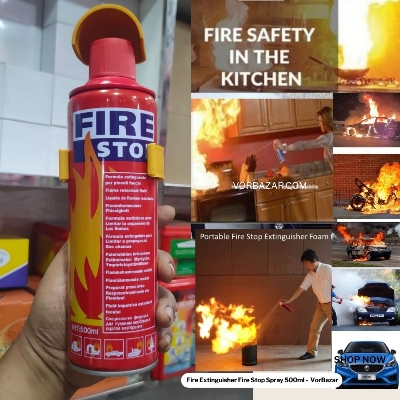 Picture of Fire Extinguisher Fire Stop Spray - Mini - 500ml - Multicolor