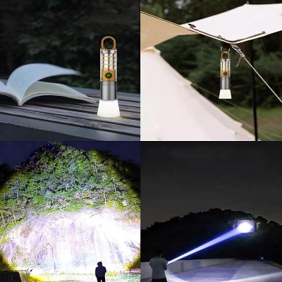 Picture of X10 Camping Flashlight in Bangladesh – Rechargeable LED Torch with USB Type-C Fast Charging & Long Battery Backup - Multicolor