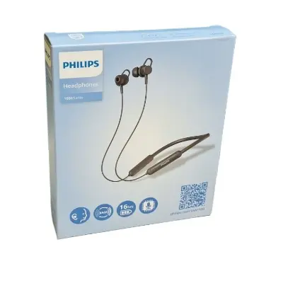 Picture of Philips Wireless Neckband Sports Earphones TAN1120 Bluetooth 5.4 AI Call Noise Cancellation HiFi Lossless Sound Quality 16H Long Battery Life - Black