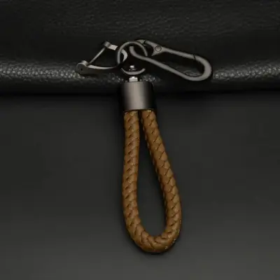 Picture of Factory wholesale car keychain metal high-end anti-lost creative key...