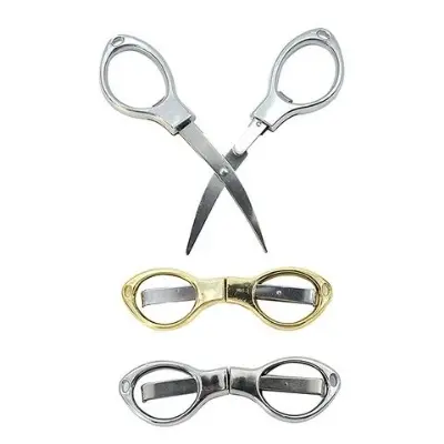 Picture of Folding Scissors Pocket stainless Scissor Stationery Paper Office Student School