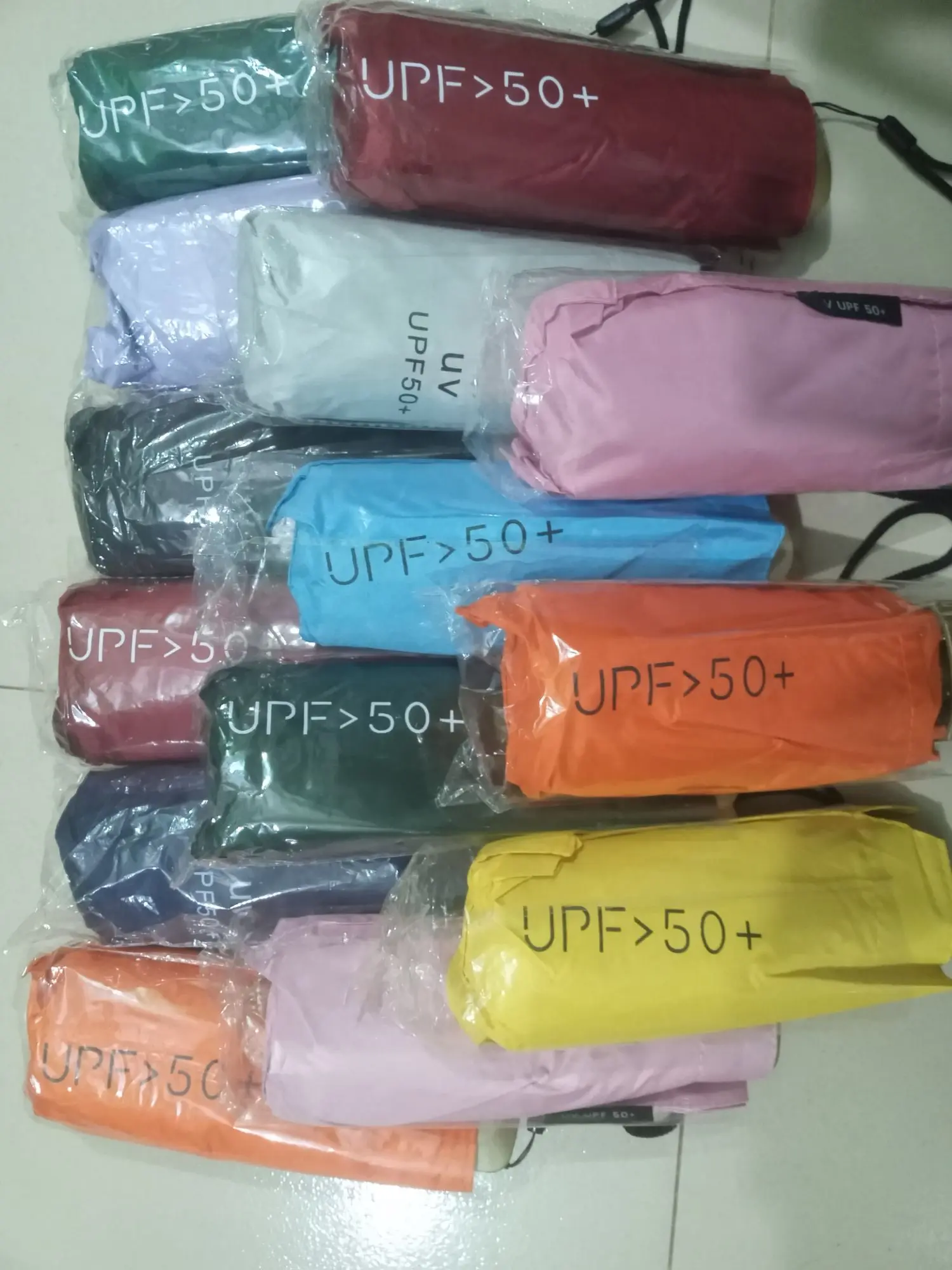 Picture of High Quality Personal Waterproof Sombrillas Women 5 Fold Small Gift Ladies Girls Light C...