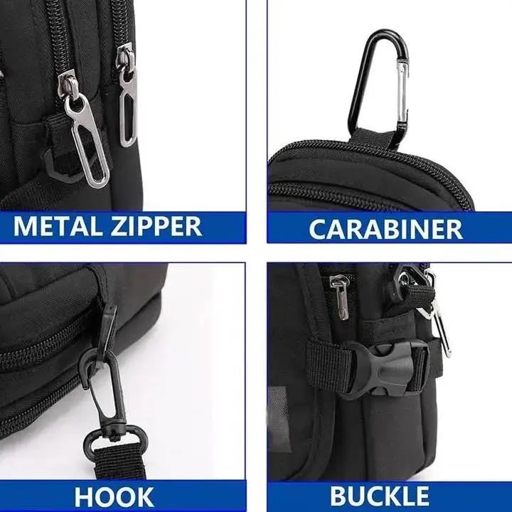 Picture of Waist Bag Mobile Phone Bags fanny pack Single Shoulder Messenger Bag Waterproof Waist Pack Crossbody Bags Coin Purse