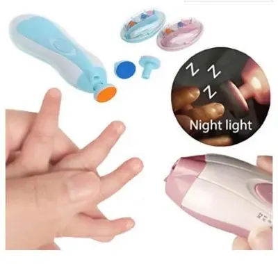Picture of Baby Electric Nail Trimmer Kid Nail Polisher Tool Baby Care Multifunctional Fingernail Cutter Trimmer Infant Manicure Set