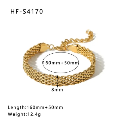 Picture of Necklace Bracelet] Europe and America Cross Border S Wholesale 2024 New Titanium Steel Light Luxury Minority Necklace Clavicle Ch
