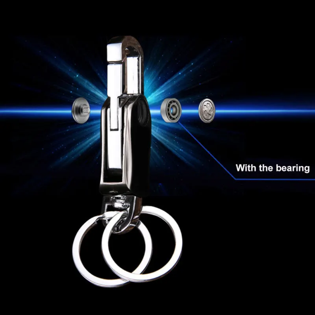 Picture of Metal Keychain Men's Pendant Personalized Men's Keychain with Fingertip Gyroscope Bottle Opener Keychain