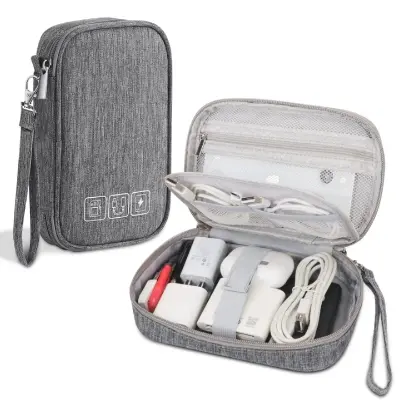 Picture of 1 pcs Travel Mobile Electronics Gadget Bag Travel Organizer USB Cable Organizer power bank, mobile phone, Wires, Hard Drive, Pendrive