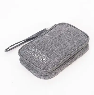 Picture of 1 pcs Travel Mobile Electronics Gadget Bag Travel Organizer USB Cable Organizer power bank, mobile phone, Wires, Hard Drive, Pendrive