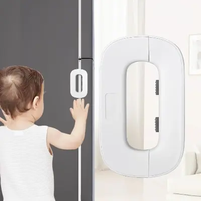Picture of Multifunctional Refrigerator Lock Child Safety Lock Anti-pinch Hand Cabinet Door Lock