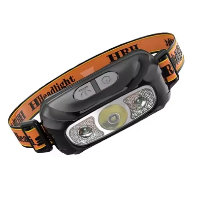 Picture of Rechargeable Headlamp Flashlight, 800 Lumens Motion Sensor Head Lamp, IPX4 Waterproof, Bright White Cree Led & Red Light, Perfect for Running, Camping, Hiking & More