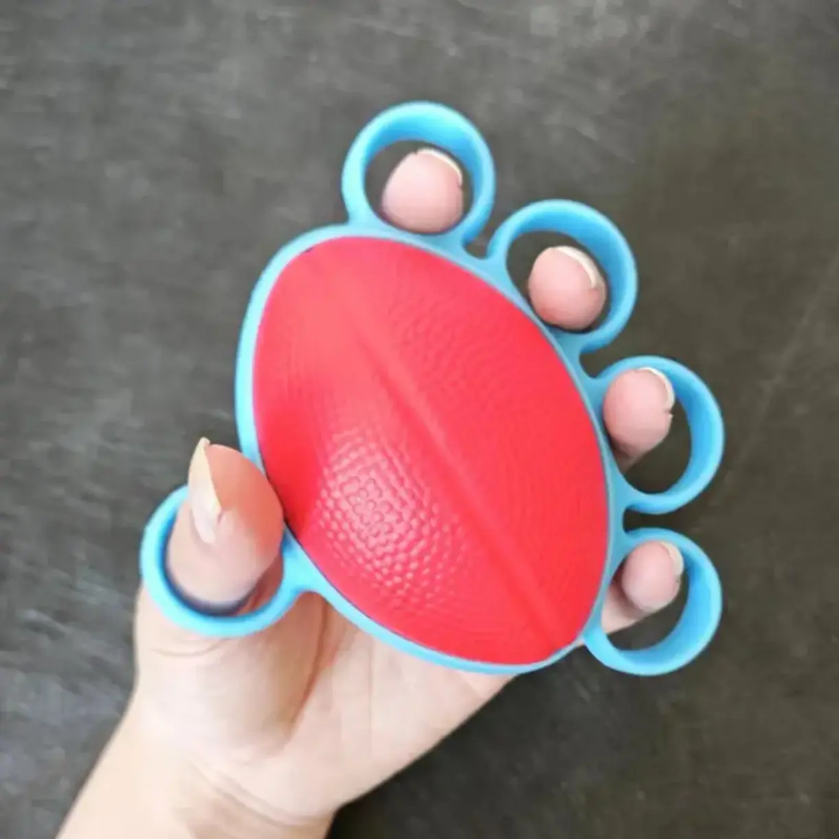 Picture of Hand Therapy Grip Strengthener Ball Stretcher Finger Pow Fitness Arm Exercise Muscle Relex Recovery Rehabilitation Equipment