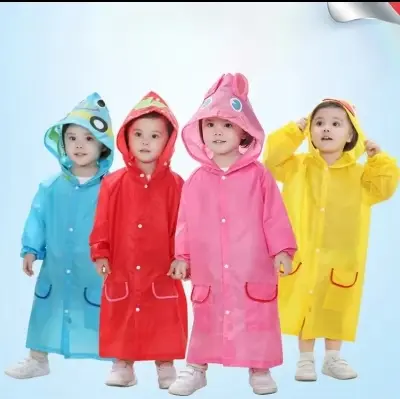 Picture of Kids Raincoat Cartoon Animal Style Outdoor Waterproof Kids Raincoat Boys Girls Rainwear Baby Raincoat Children Rain Poncho
