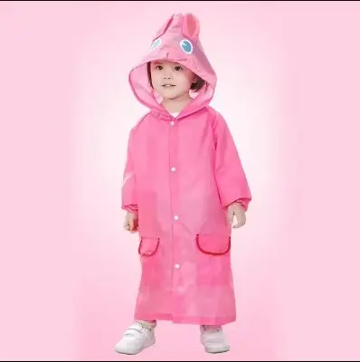 Picture of Kids Raincoat Cartoon Animal Style Outdoor Waterproof Kids Raincoat Boys Girls Rainwear Baby Raincoat Children Rain Poncho