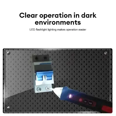 Picture of Non Contact AC Voltage Detector 12V-1000V sensitivity adjustable Pen style tester meter voltage indicator voltmeter