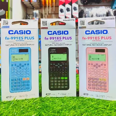 Picture of FX-991es plus (14 days return warrenty)(2nd Edition),(Thailand Variant), Scientific calculator Engineering best quality premium-ssc hsc engineering-black , pink ,yellow