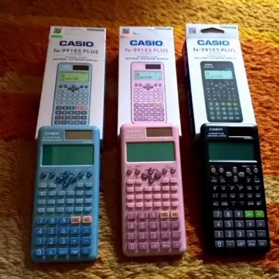 Picture of FX-991es plus (14 days return warrenty)(2nd Edition),(Thailand Variant), Scientific calculator Engineering best quality premium-ssc hsc engineering-black , pink ,yellow