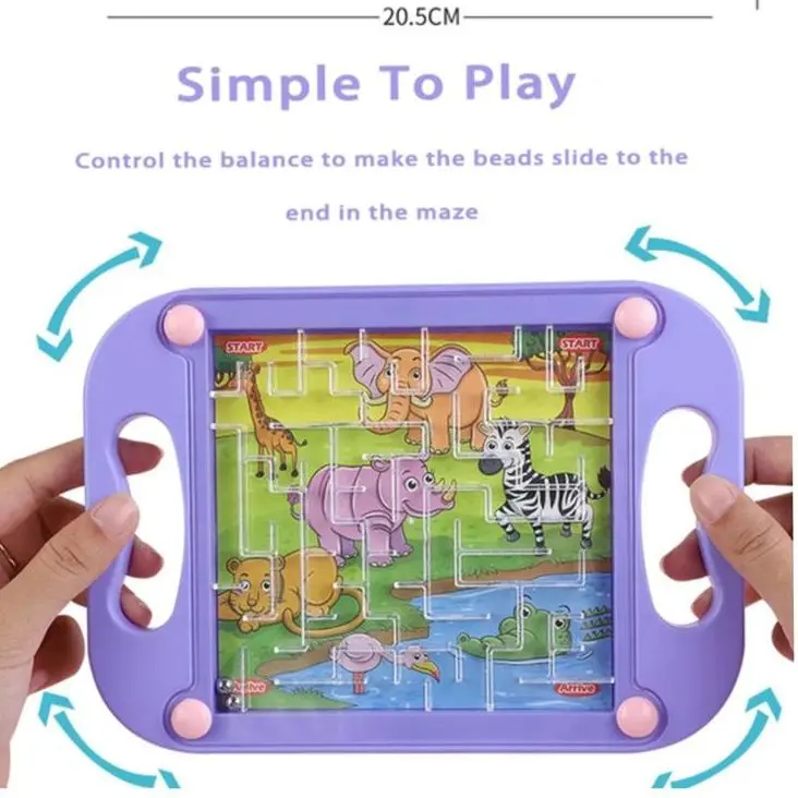 Picture of Children 3D Maze Educational Toy Baby Balance Ball Maze Board Puzzle Montessori Maze Balance Game Popular Toys Gift For children