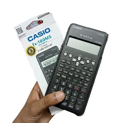 Picture of FX 100ms Calculator ,2nd Edition , (THAILAND VARIANT) calculator, Non-Programmable acadamic-black