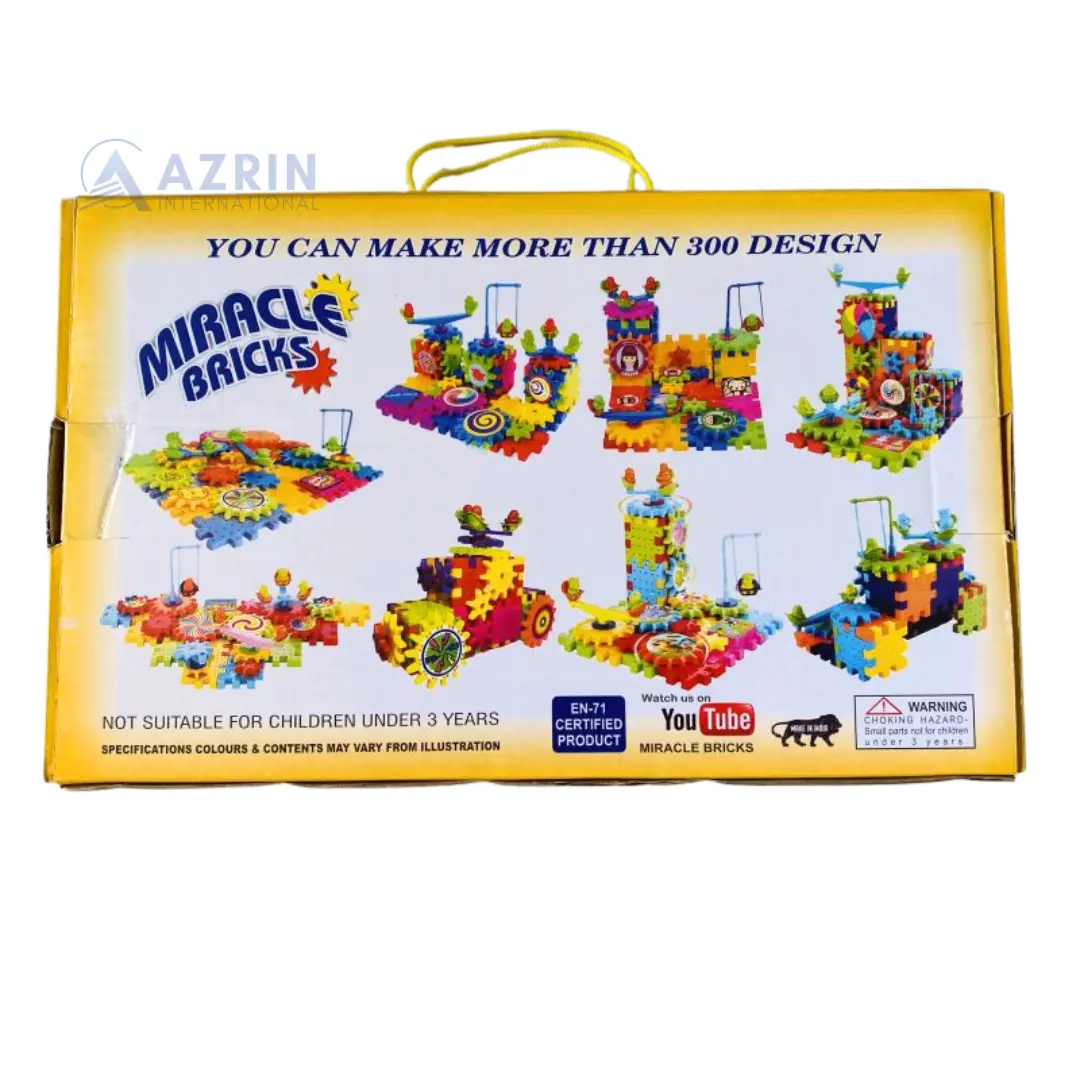 Picture of miracle Bricks Building Block Game for Kids (Multicolor) Motor Toy ( 101 pcs ),FunBlast Magical Blocks - Magical Building Blocks 3D Magic Play Stacking Set DIY for Brain Development Educational