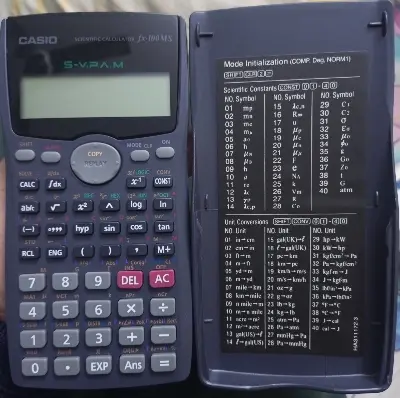 Picture of FX 100MS Scientific Calculator, Calculator (1st edition)(thailand variant)l– 300 Functions  – Non-Programmable – Exam Use Model, Calculator for students