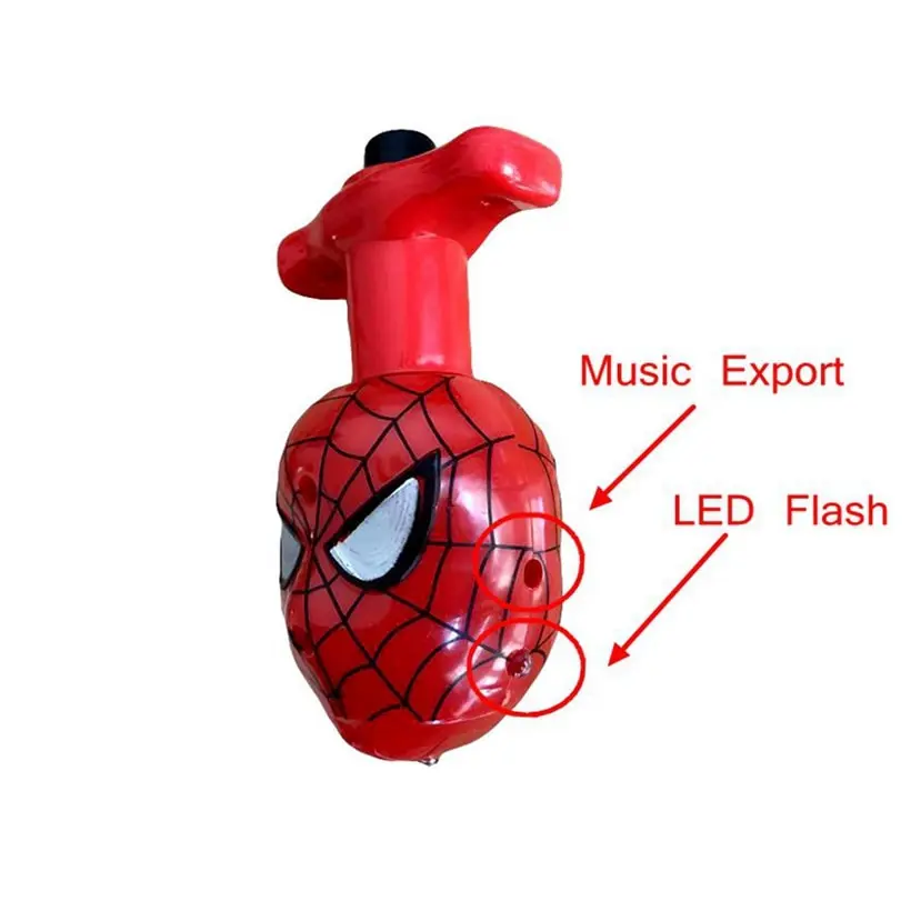 Picture of LED Light Up Flashing Spinning Tops Flashing Music Gyro Spinning Top Gyro Spinner LED Music Flash Light Gyro Toy