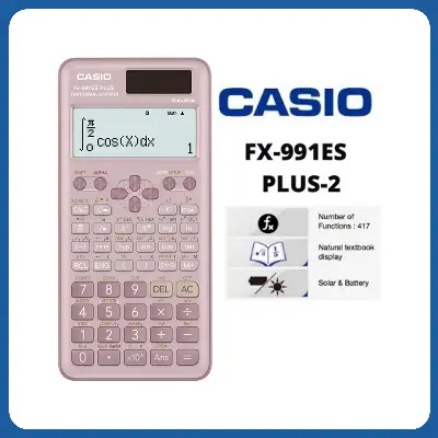 Picture of FX-991es plus 2nd edition (14 days return warrenty)(2nd Edition),(Thailand Variant), Scientific calculator Engineering best quality(master copy)premium-ssc hsc engineering-color pink