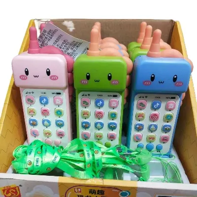 Picture of Hello Kimi Baby Cell Phone to Learn to To To To To To To Play and Play Primary Education with Guta-Paracha Cover Music Light Old Old For Old Children